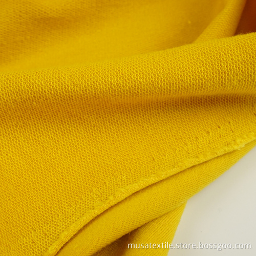 Poliester Cotton French Terry spandex Fabric